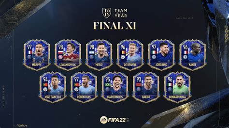 FIFA 22 TOTY Team XI announced Leaked and Release Date – Team of The ...