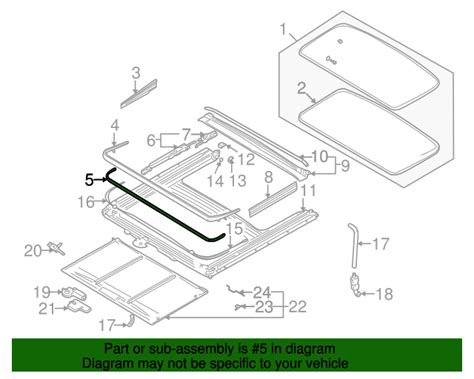 Volvo Air Deflector Seal Strip Tascaparts