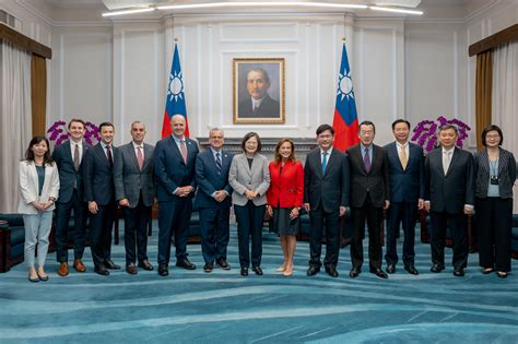 President Tsai Ing Wen Thanks Bipartisan US Delegation For Continued