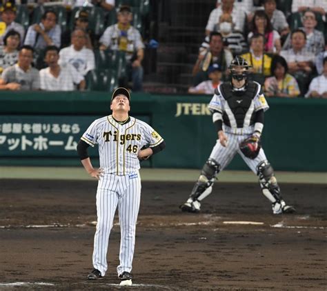 秋山 3回4失点で無念の降板 得意のツバメ斬りならず投手に痛恨の1球阪神タイガースデイリースポーツ Online