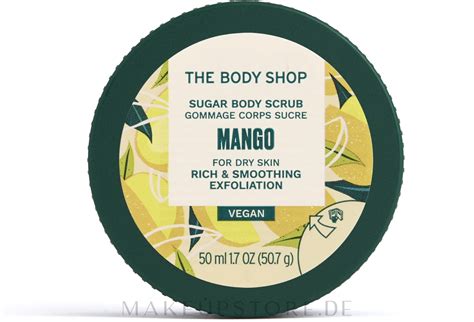 The Body Shop Mango Sugar Body Scrub Vegan K Rperpeeling Mit Mango