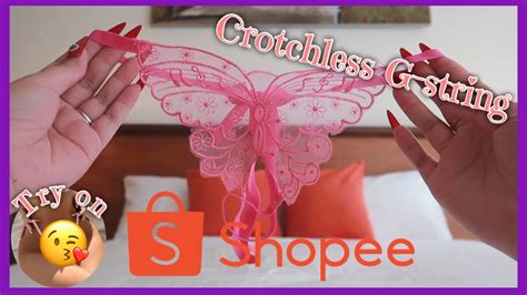 Butterfly Embroidery Mesh G String Micro Lingerie HAUL JustSimplyClaire YouTube