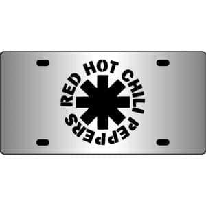 Red Hot Chili Peppers Mirror License Plate