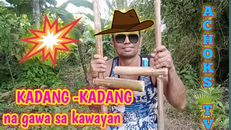 KADANG KADANG Gawa Sa Kawayan YouTube