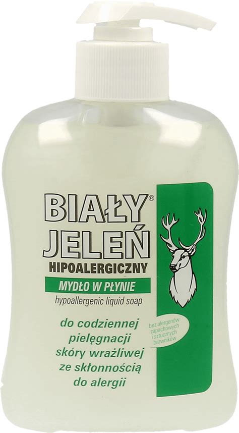 BIAŁY JELEŃ Hipoalergiczny mydło w płynie 300 ml Drogeria Rossmann pl