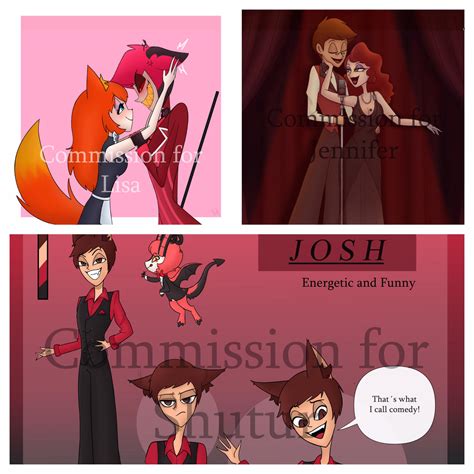 Hazbin commissions pt.3! (WAITLIST OPEN FOR APRIL) by nEEEEEm on DeviantArt 