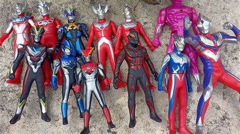 Menemukan Mainan Ultraman Zero Ultraman Rosso Blu Ultraman Noa Ultraman