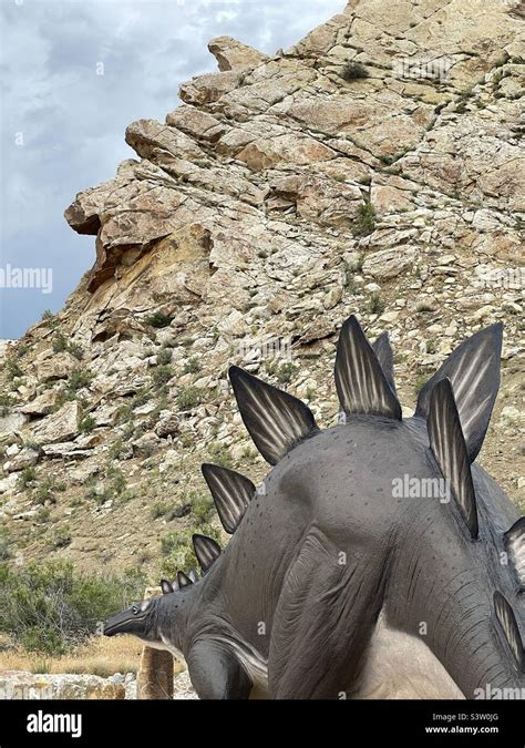 Upon entering the Visitor Center at the Dinosaur National Monument in ...