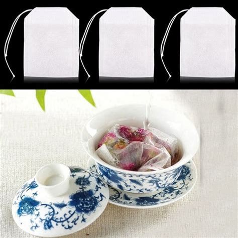 Large Strong Empty Tea Filter Bags With String Pcs Loose Tea Spice