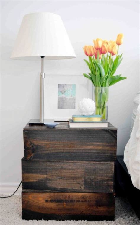 10 Awesome DIY Wood Nightstands - Shelterness