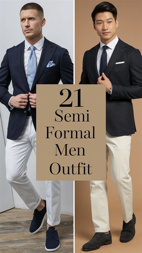21 Semi Formal Men Outfit Ideas for Every Occasion: Casual, Elegant ...