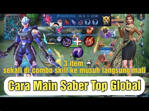 Cara Main Saber Top Global Saber Vs Esmeralda Build Saber Tersakit