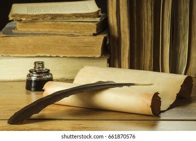 Scroll Old Paper Background Old Books Stock Photo Shutterstock