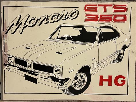 MONARO GTS 350 HG – Rusty Tin Signs