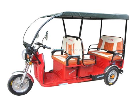 3 Wheel Rickshaw For Passenger With Waterproof Canvas Auto E Rickshaw Electric Three Wheeled