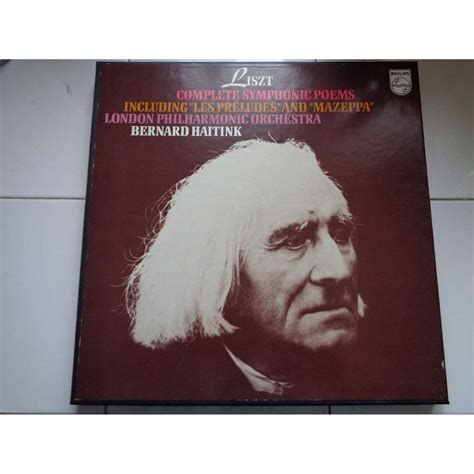 Liszt Complete Symphonic Poems Les Preludes Orpheus Tasso