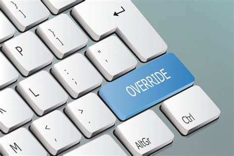 override written on the keyboard button | Beningo Embedded Group