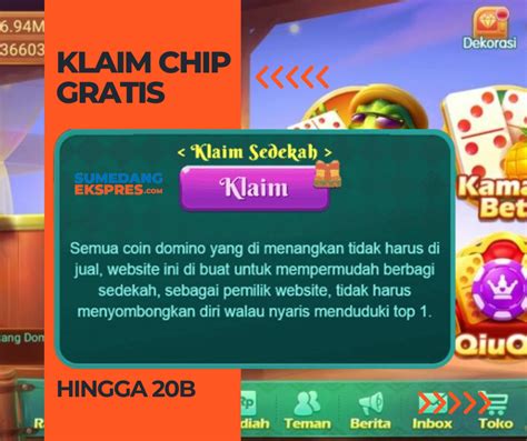 Gratis Chip B Ini Link Dan Cara Klaim Sedekah Cf Higgs Domino Island