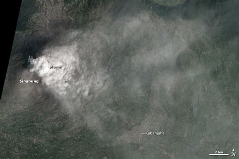 Smothering Ash Cloud from Sinabung Volcano