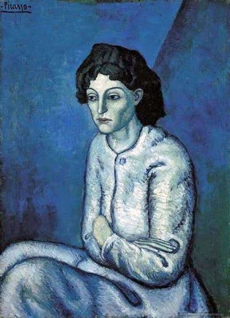 Description Of The Painting By Pablo Picasso “woman With Arms Crossed” ️ Picasso Pablo