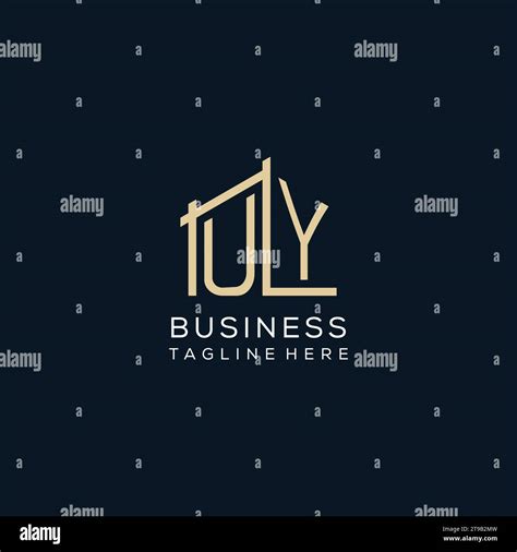 Initial Uy Logo Clean And Modern Architectural And Construction Logo