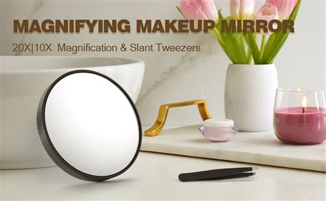 Macaki X Magnifying Mirror With Suction Cups Cm Magnified