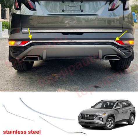 For Hyundai Tucson Stainless Steel Chrome Rear Bumper Cover