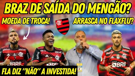 Fim Da Linha Para Marcos Braz Arrascaeta Pode Voltar No Flaxflu Vidal