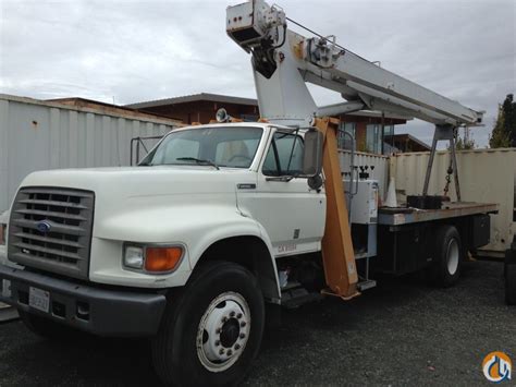 Sold 1995 Ford F800 Boom Truck Crane In Napa California Crane Network