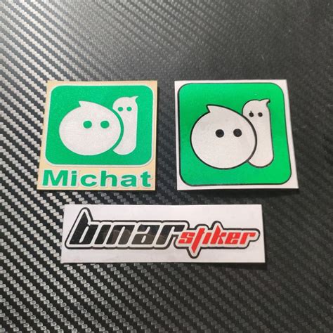 Stiker Cutting Viral Michat Lazada Indonesia