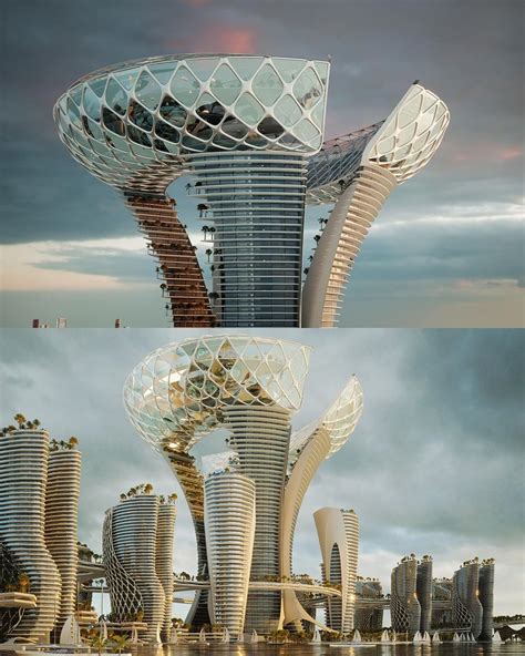 Parametricarchitecture On Twitter With A Futuristic Approach Dubai