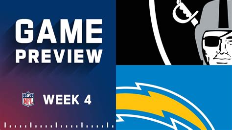 Las Vegas Raiders Vs Los Angeles Chargers Week 4 Nfl Game Preview