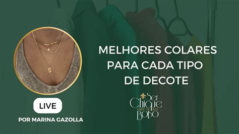 Como Usar Colares Decotes De Roupas YouTube