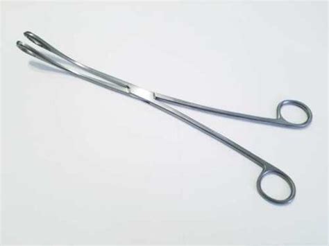 Kelly Placenta Forceps Curved Sponge Ob Gyn Serrated Surgical