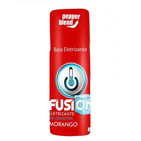 Gel Comestível Sabor Morango Eletrizante e Gelado FUSION g Hot Flowers