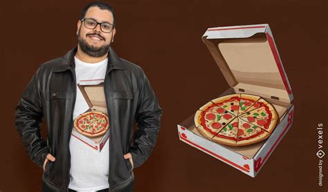 Pizza Box T Shirt Design Vector Download