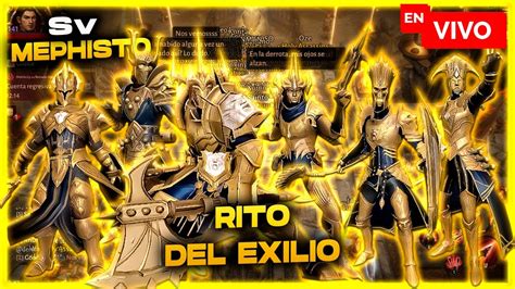 Rito Del Exiliodiablo Immortal Sv Mephisto Youtube