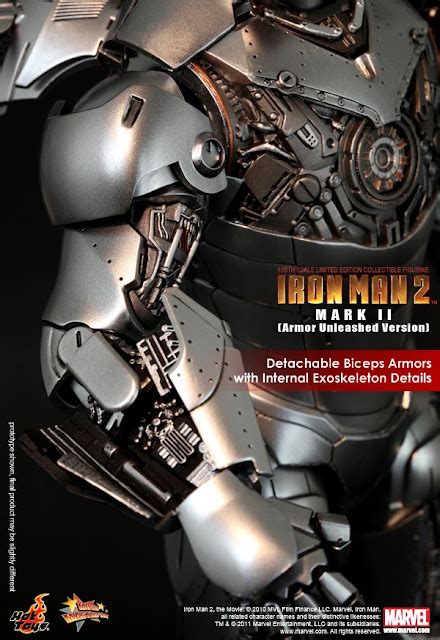 Toyhaven Hot Toys Iron Man 2 Mark II Armor Unleashed Version PREVIEW