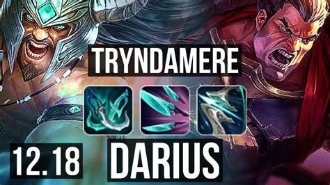 TRYNDA Vs DARIUS TOP 7 Solo Kills 500 Games EUW Diamond 12 18