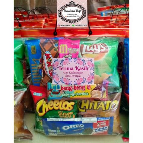 Jual Bingkisan Snack Ulang Tahun Anak Paket Snack Ultah Paket