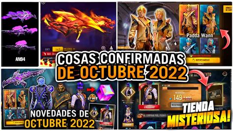 7 COSAS Y EVENTOS CONFIRMADOS Que LLEGAN En OCTUBRE 2022 A FREE FIRE