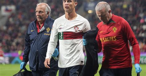 Cristiano Ronaldo sufrió un duro golpe y quedó al borde del nocaut pero