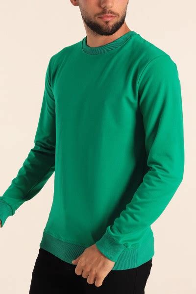 Benetton Ye Ili Regular Fit Basic Erkek Sweat Modam Zbir