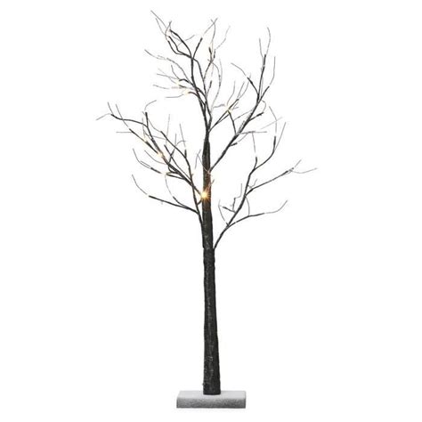 Codico Arbre De No L Bouleau Avec Neige Lumineuse Led Cm