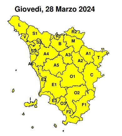 Aggiornamento Allerta Codice Giallo Per Rischio Idrog Reticolo Minore