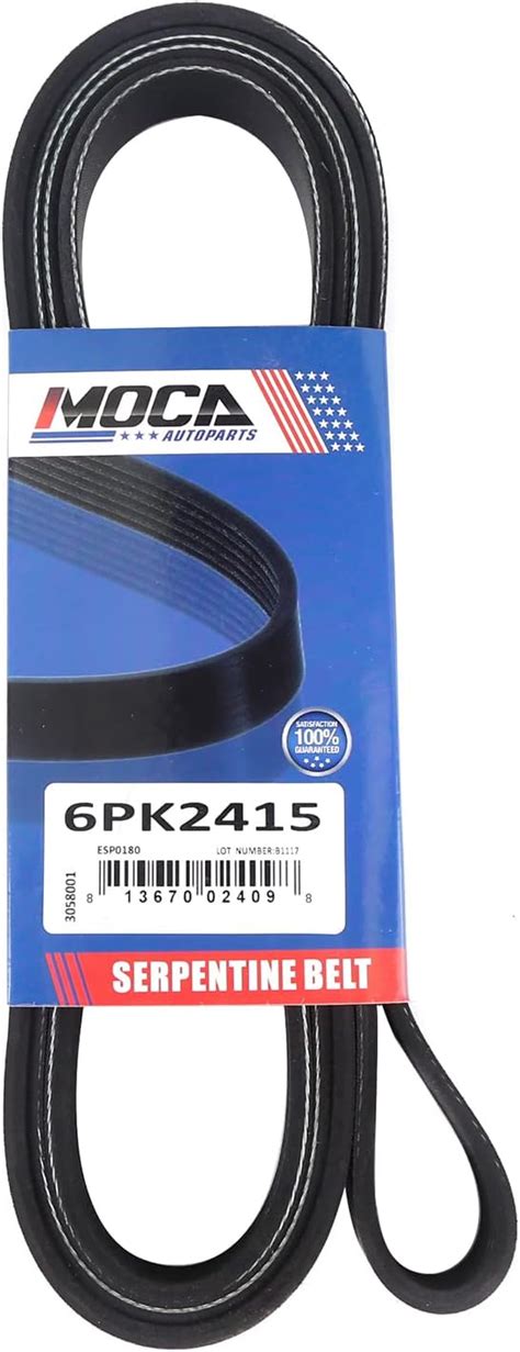 Amazon.com: ban.do 6PK2415 OEM Quality Serpentine Belt : Automotive