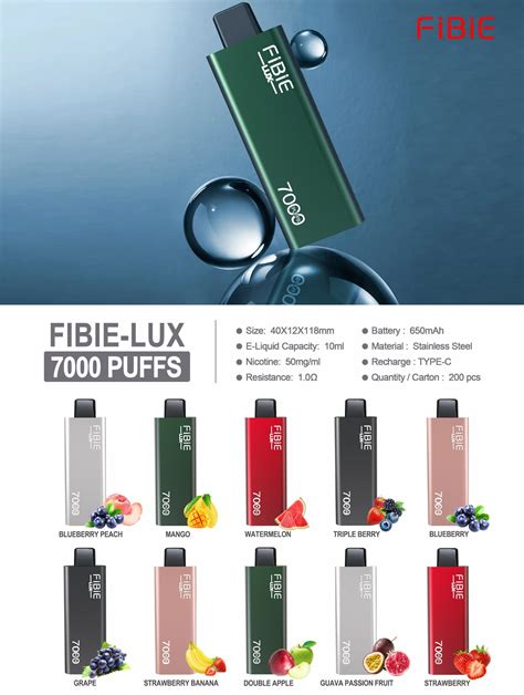 Fashionable Fibie Puffs Vapor Mah Type C Rechargeable Mesh Coil