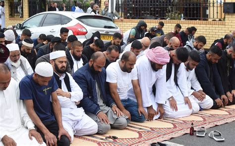 People Attend The Prayers And Funeral Of Amir Chaand At Masjid Faizul