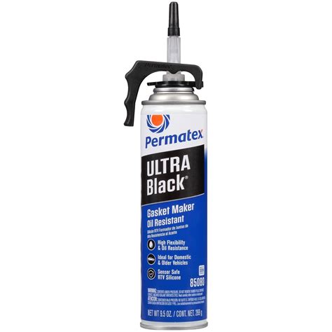 Permatex Ultra Black Rtv Silicone Maximum Oil Resistance Gasket Maker 95oz