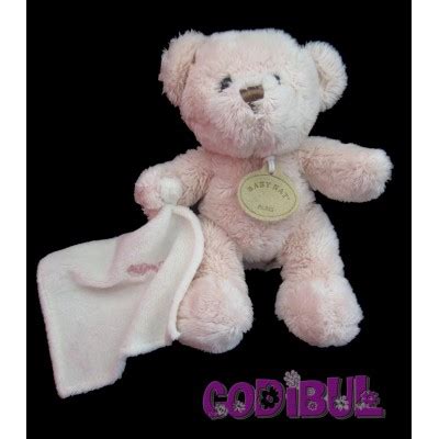 Doudou Baby Nat Ours Beige Avec Mouchoir